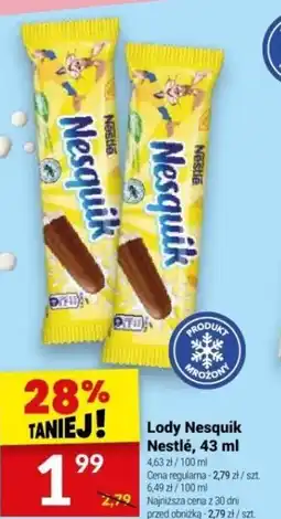 Twój Market Lody Nesquik Nestlé 43 ml oferta