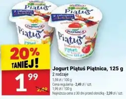 Twój Market Piątus Jogurt Piątnica 125g oferta
