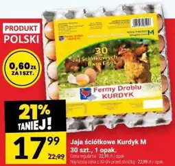 Twój Market Jaja ściółkowe Kurdyk M 30 szt oferta
