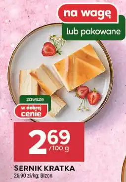 Stokrotka SERNIK KRATKA Bizon 100g oferta