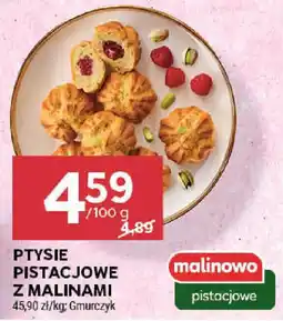 Stokrotka PTYSIE PISTACJOWE Z MALINAMI Gmurczyk 100g oferta