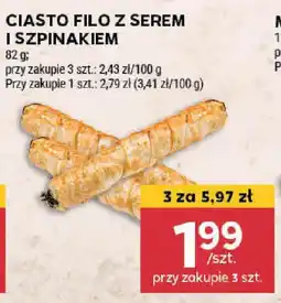 CIASTO FILO Z SEREM I SZPINAKIEM 82 g