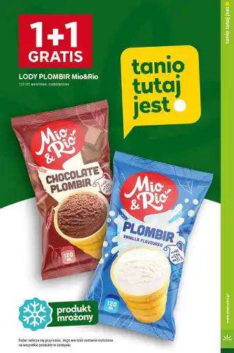 Stokrotka LODY PLOMBIR Mio&Rio 120ml oferta