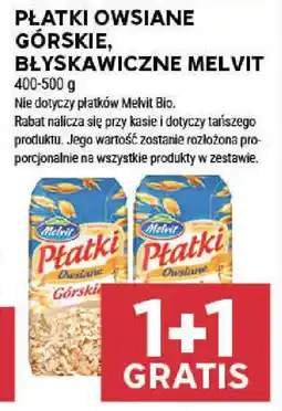 Stokrotka PŁATKI OWSIANE GÓRSKIE, BŁYSKAWICZNE MELVIT 400-500 g oferta