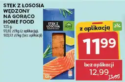 Stokrotka STEK Z ŁOSOSIA WĘDZONY NA GORĄCO HOME FOOD 125 G oferta