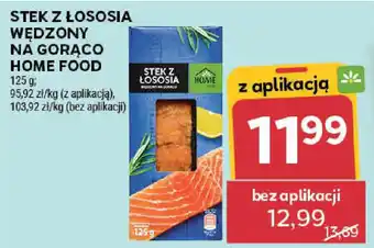 Stokrotka STEK Z ŁOSOSIA WĘDZONY NA GORĄCO HOME FOOD 125 G oferta