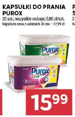 KAPSUŁKI DO PRANIA PUROX 20 SZT.