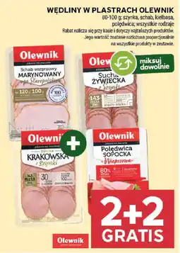 Stokrotka WĘDLINY W PLASTRACH OLEWNIK 80-100 G oferta