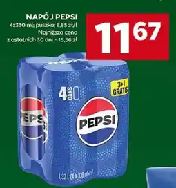 Stokrotka NAPÓJ PEPSI 4 X 330 ML oferta