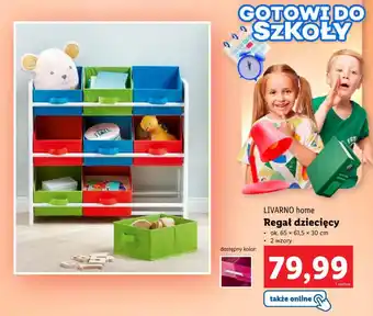 Lidl LIVARNO home Regał dziecięcy oferta