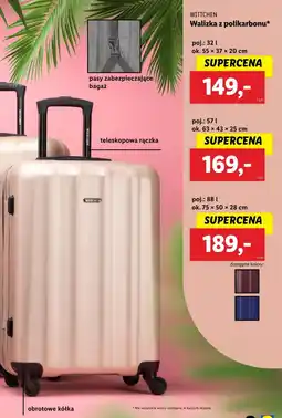 Lidl WITTCHEN Walizka z polikarbonu 32 l oferta
