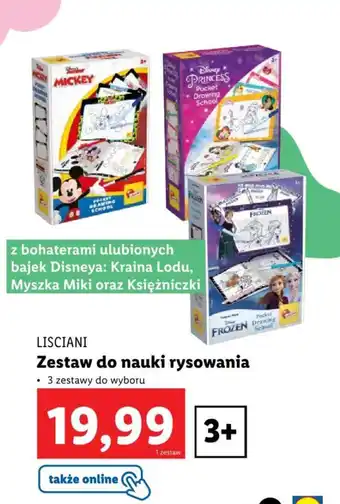 Lidl LISCIANI Zestaw do nauki rysowania oferta