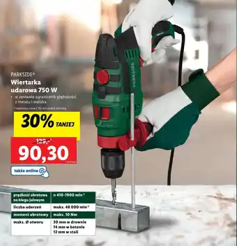 Lidl PARKSIDE Wiertarka udarowa 750 W oferta