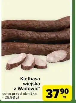 Carrefour Express Kiełbasa wiejska z Wadowic oferta