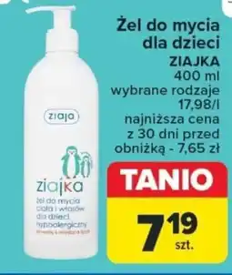 Carrefour Żel do mycia dla dzieci ZIAJKA 400 ml oferta
