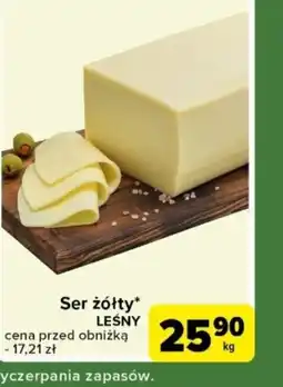 Carrefour Express Ser żółty LEŚNY oferta