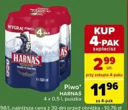 Piwo Harnaś 4 x 0,5l puszka