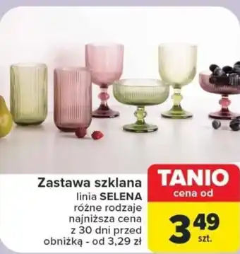 Carrefour Zastawa szklana linia SELENA oferta