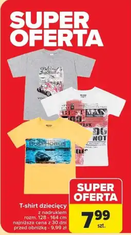 Carrefour T-shirt dziecięcy oferta