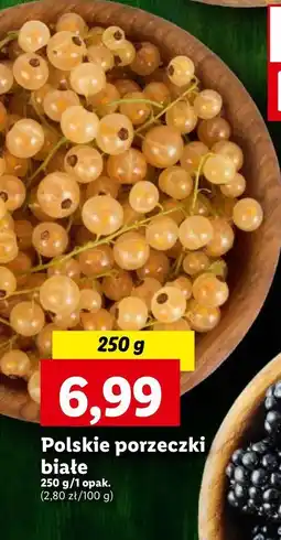 Lidl Polskie Porzeczki białe 250 g oferta