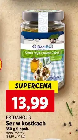 Lidl Ser w kostkach Eridanous 350 g oferta