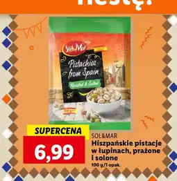 Lidl Pistacje w łupinach Sol&mar 100 g oferta