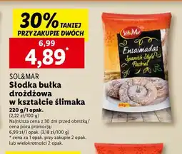 Lidl Bułka drożdżowa Sol&mar 220 g oferta