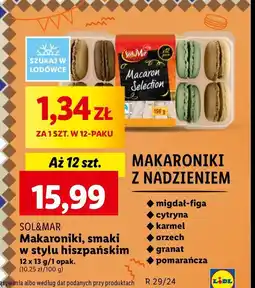 Lidl Makaroniki w stylu hiszpańskim Sol&mar 12 szt. oferta