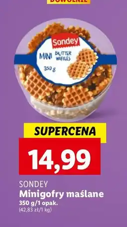 Lidl Minigofry maślane Sondey 350 g oferta