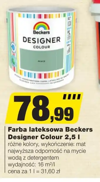 Bricomarche Farba lateksowa Beckers oferta