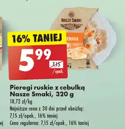 Biedronka Pierogi Nasze Smaki oferta