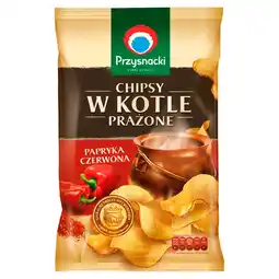 Biedronka Przysnacki Chipsy w kotle prażone papryka czerwona 125 g oferta