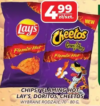 Top Market Lay's, Cheetos Chipsy Flaming Hot oferta