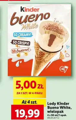 Lidl Lody Kinder 4 szt. oferta