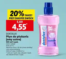 Lidl Płyn do płukania jamy ustnej Dentalux oferta