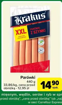 Carrefour Express Parówki Krakus oferta