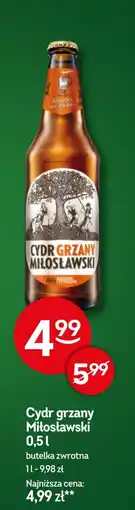 Żabka Cydr Miłosławski oferta