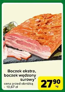 Carrefour Express Boczek surowy wędzony oferta