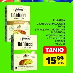 Carrefour Market Ciasteczka cantucci mandorle z migdałami Falcone oferta