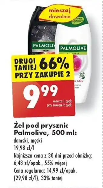 Biedronka Żel pod prysznic Palmolive, 500 ml oferta
