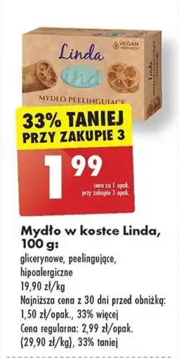 Biedronka Mydło w kostce Linda, 100 g oferta
