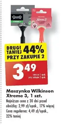Biedronka Maszynka Wilkinson Xtreme 3 oferta