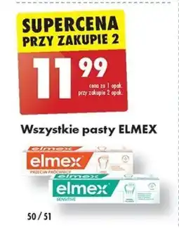 Biedronka Wszystkie pasty ELMEX oferta