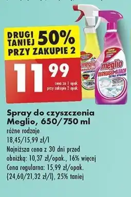Spray do czyszczenia Meglio, 650/750 ml