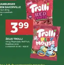 Żelki red fruits Trolli