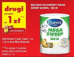 Biedronka RĘCZNIK KUCHENNY MEGA SWEEP QUEEN, 100 M oferta