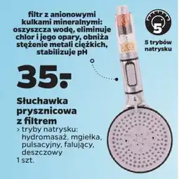 Słuchawka prysznicowa z filtrem