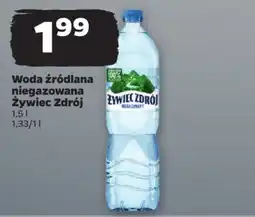 Netto Woda źródlana niegazowana Żywiec Zdrój 1,5 l oferta