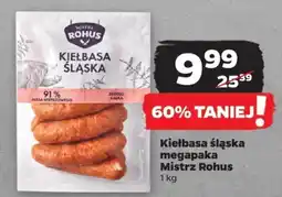 Netto Kiełbasa śląska megapaka Mistrz Rohus 1 kg oferta