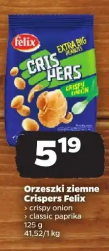 Netto Orzeszki ziemne Crispers Felix 125 g oferta
